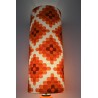 Lampe de sol Camaïeu en opaline orange - vintage 1970's