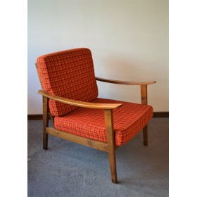 Fauteuil scandinave sixties style Thonet Boomerang