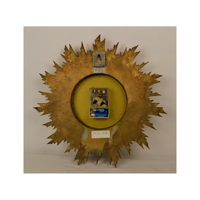 Horloge murale "soleil" Vedette vintage 1960s