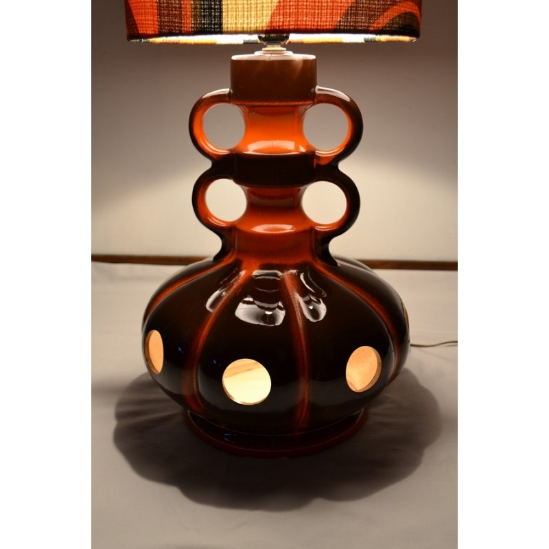 Lampe de sol "Glorieta" céramique vintage 1970s