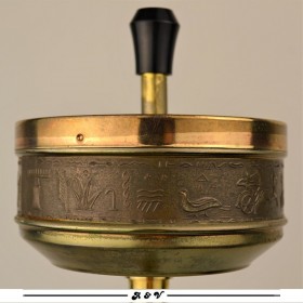 Cendrier roulette sur pied tripodes - vintage 60s