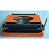 Machine à écrire Silverette orange - vintage 60