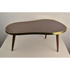Table basse tripodes Haricot en formica - vintage 1960s