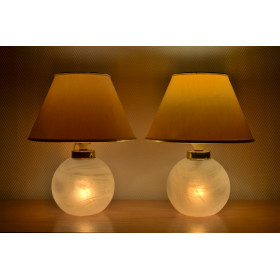 Paire de lampes de chevet vintage
