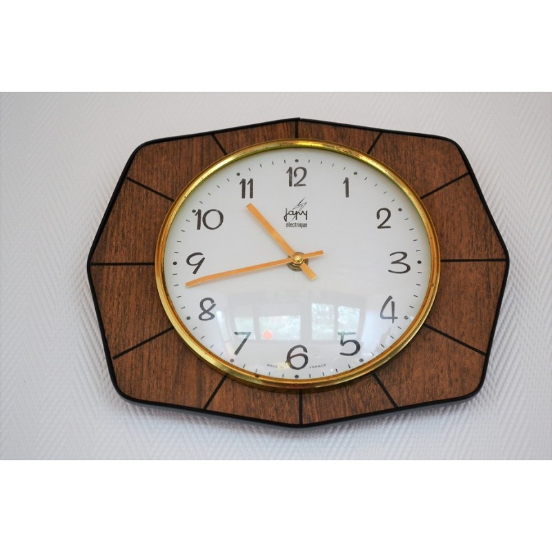 Horloge Japy formica vintage 1960s Horloge Japy formica vintage 1960s