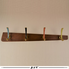 Porte manteaux mural vintage des...