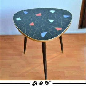 Table à cocktail tripode 60s