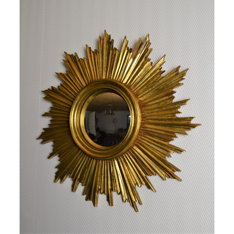 Miroir soleil sorcière vintage 60 70