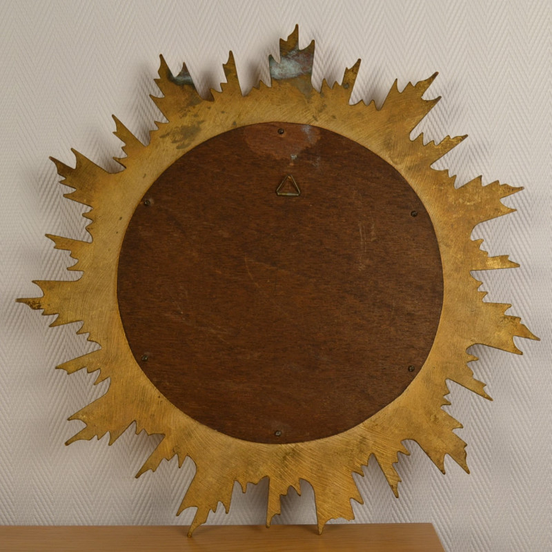 Miroir soleil sorcière vintage 60 70