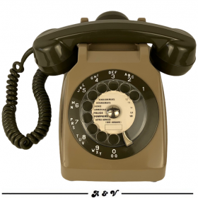 Téléphone PTT vintage Socotel S63 à...