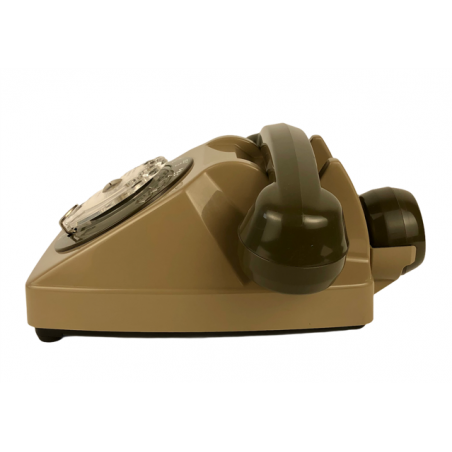 Téléphone d'époque PTT Phone / Thomson CSF Socotel S63 / 1985 / Marron Téléphone d'époque PTT Phone / Thomson CSF Socotel S63 / 1985 / Marron