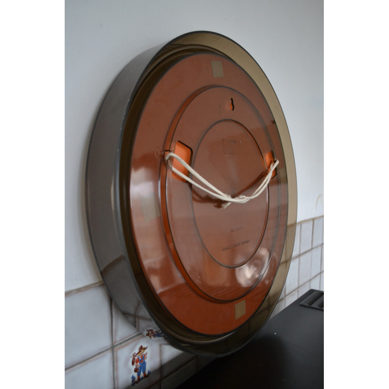 Miroir fumé rond des années 70 80