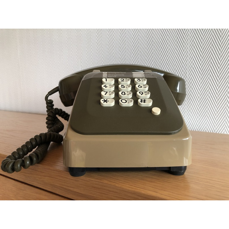 Téléphone Socotel à touches des années 80