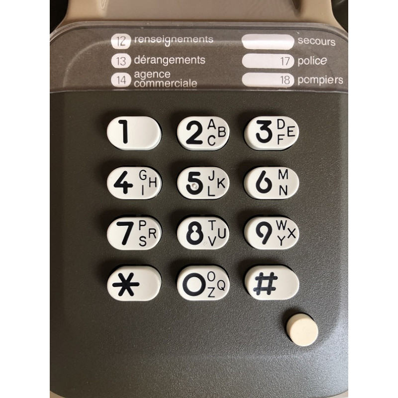 Téléphone Socotel à touches des années 80