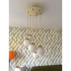 Suspension cascade 6 boules en...