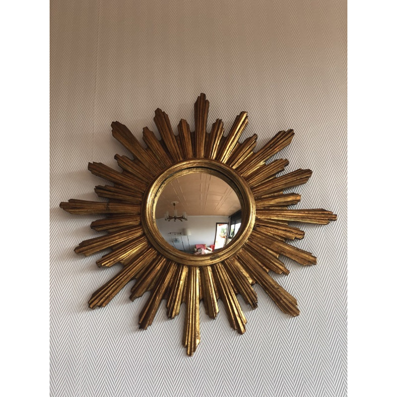 Miroir soleil œil de sorcière 52cm