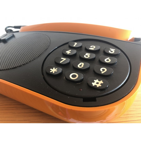 Téléphone Fixe Vintage Alcatel Télic – Fabriqué En France Vers 1975 (occasion)