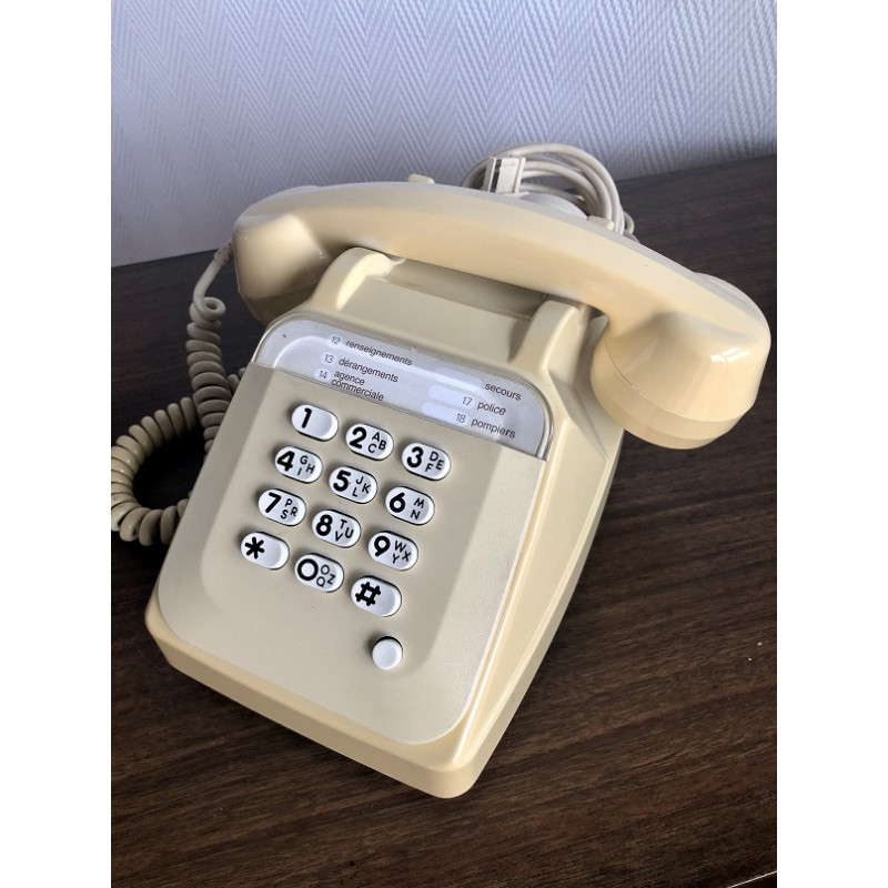 Téléphone Socotel à touches des années 80