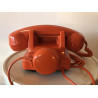 Téléphone Socotel orange à touches des années 70 80