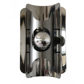 Applique murale chromée space age 70's