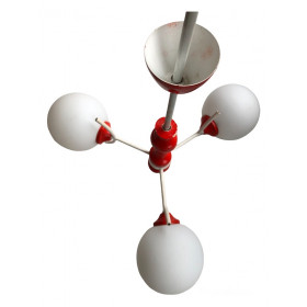 Lustre 3 feux design des années 70