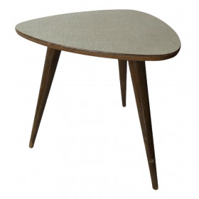 Table tripode formica pieds compas vintage 60 70