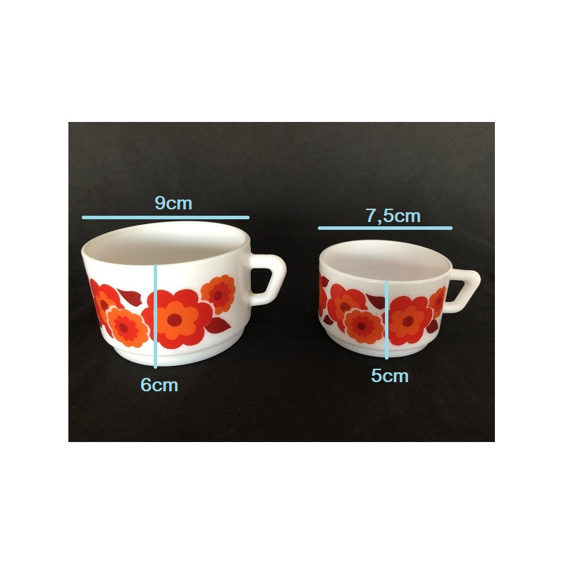 Lot de tasses Arcopal Lotus