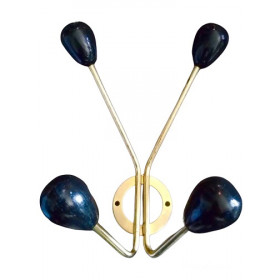 Porte manteaux mural 4 patères vintage 50 60