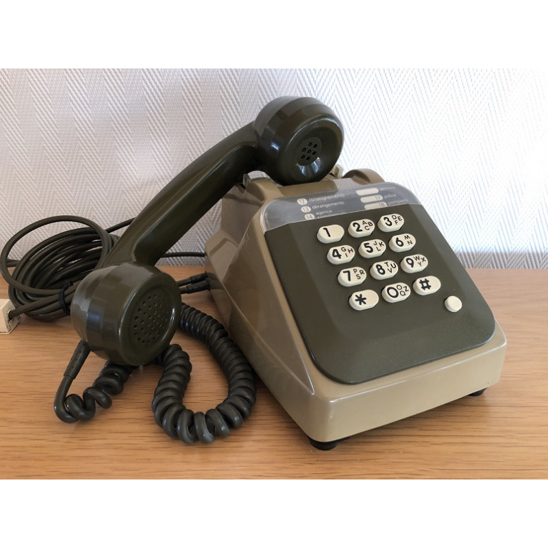 Téléphone Socotel à touches des années 80