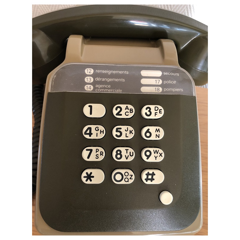 Téléphone Socotel à touches des années 80