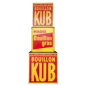 Boîtes "Bouillon KUB" des années 50