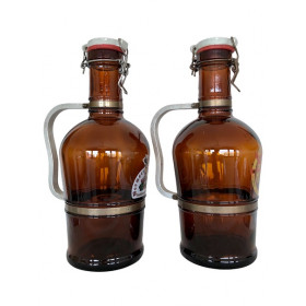 Deux bouteilles de bière 2L Muster Oeschutzt