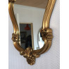 Miroir cadre doré style baroque vintage 60x39cm