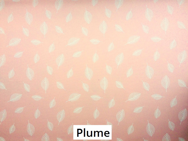 tissu vintage plume